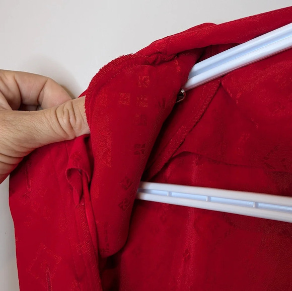 Liz Claiborne Red Midi Dress - Picture 4 of 8